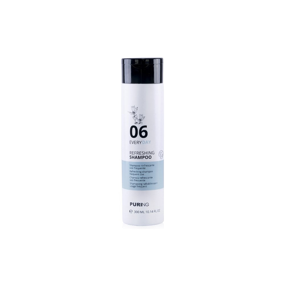 Puring 06 Everyday Tüm Saçlar için Nane ve Mentollü Hassas Saç Derisi Ferahlatıcı Şampuan 300ml