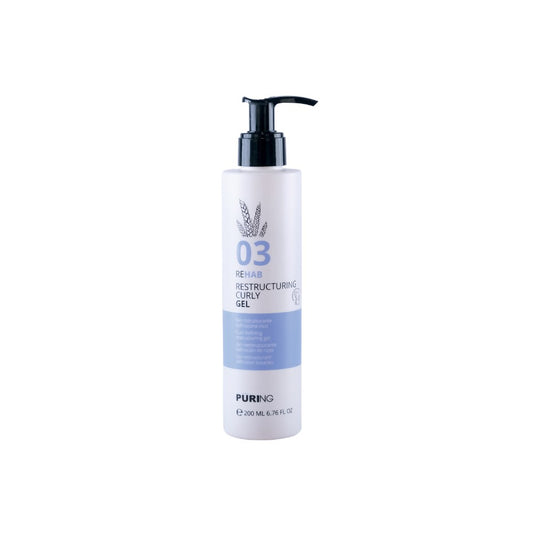Puring 03 Rehab Kıvırcık Saçlar için İpek ve Buğday Proteinli Bukle Belirginleştirici Saç Jölesi 200ml