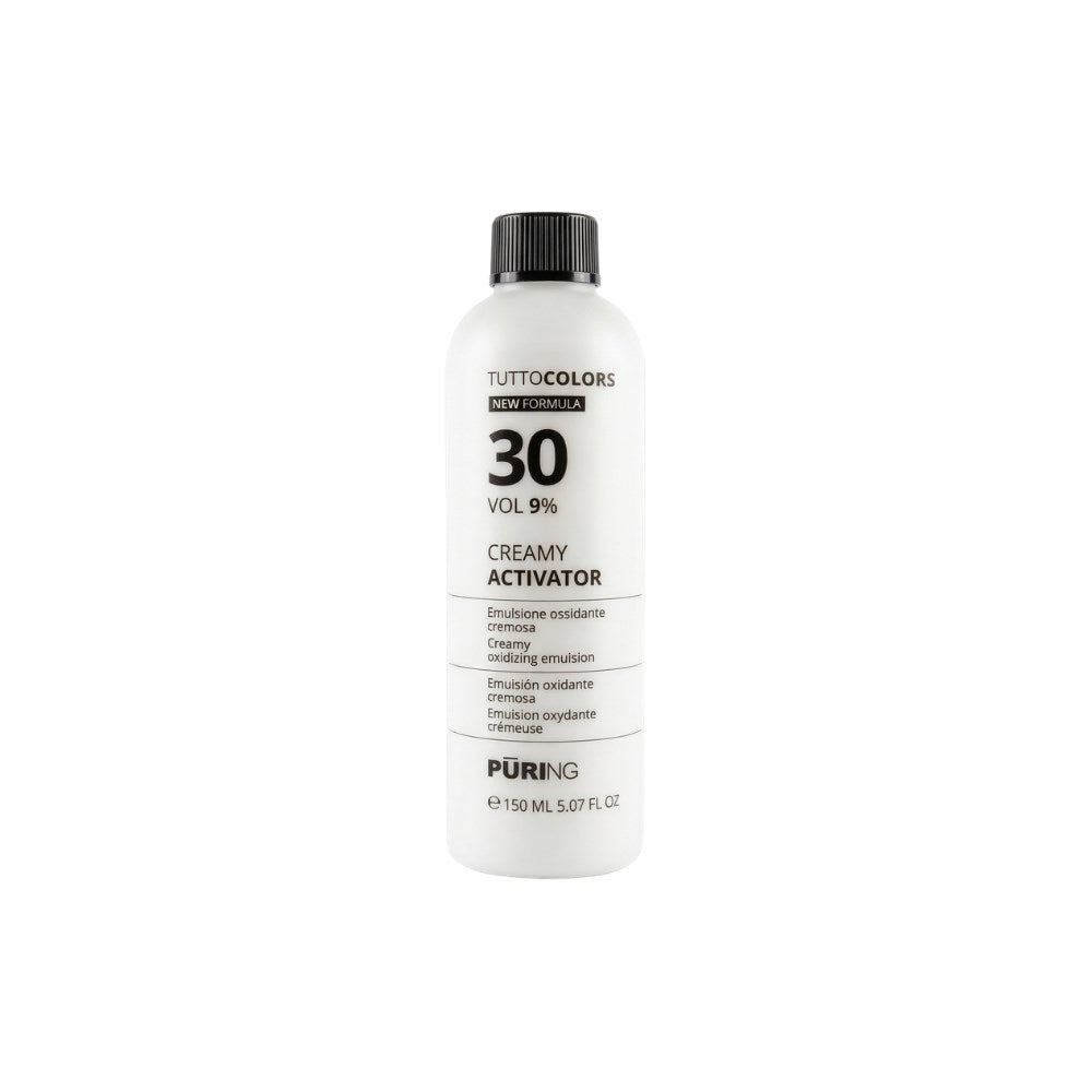 Puring Tuttocolors Saç Boyama Beyaz Kapama için 30 Vol %9 Krem Oksidan 150ml