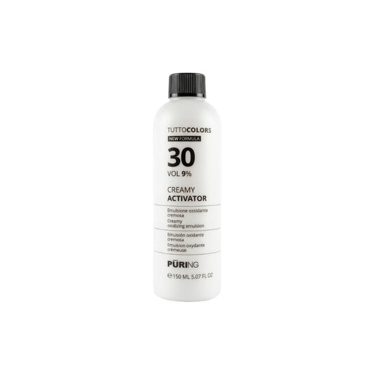 Puring Tuttocolors Saç Boyama Beyaz Kapama için 30 Vol %9 Krem Oksidan 150ml