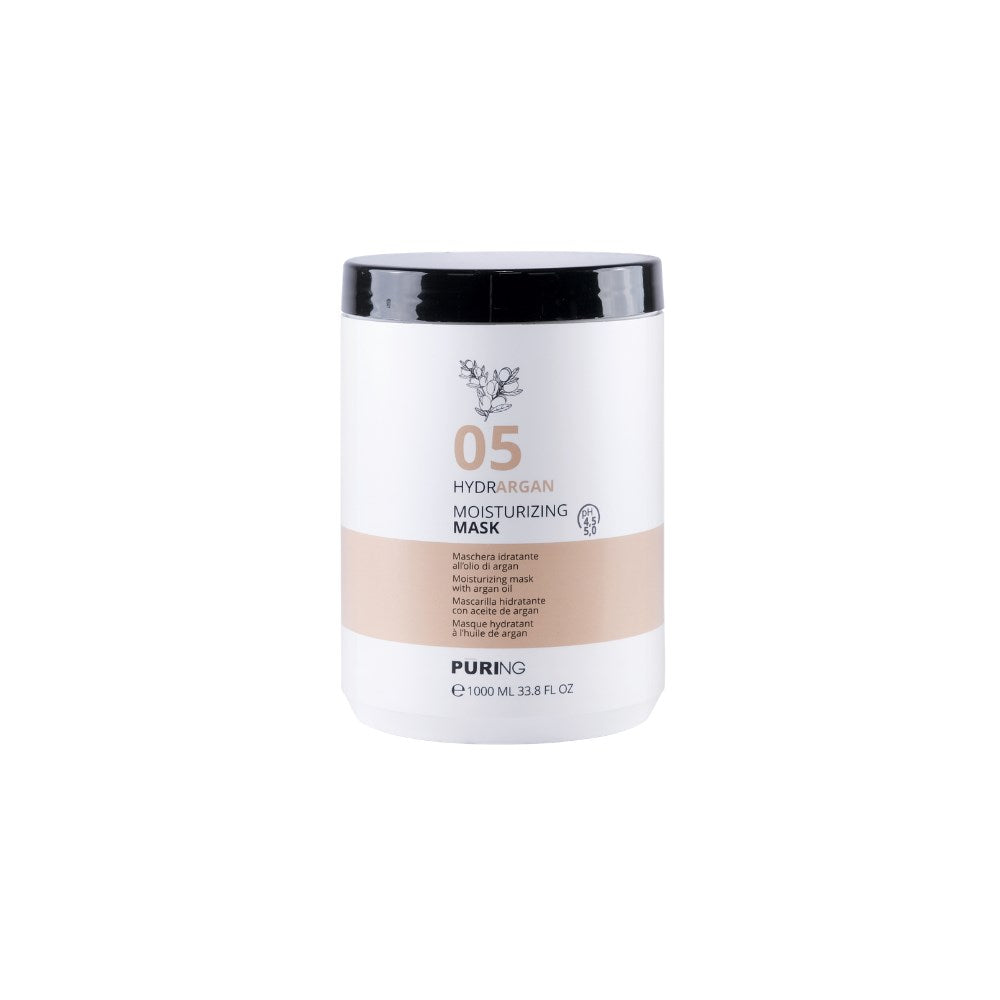 Puring 05 HydrArgan Normal ve Kuru Saçlar için Argan ve Keten Tohumlu Nemlendirici Saç Maskesi 1000ml