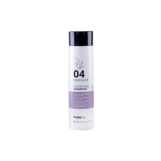 Puring 04 KeepColor Boyalı Saçlar için Keten Tohumu Yağı ve E Vitaminli Renk Koruyucu Şampuan 300ml