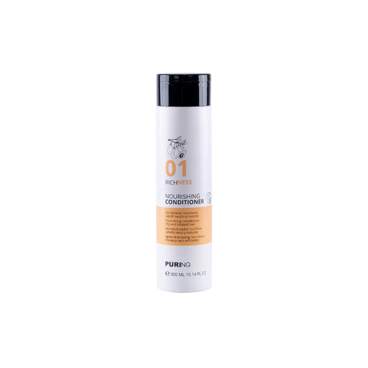 Puring 01 Richness Kuru Yıpranmış Saçlar için Avokado ve İpek Proteini Besleyici Onarıcı Saç Kremi 300ml